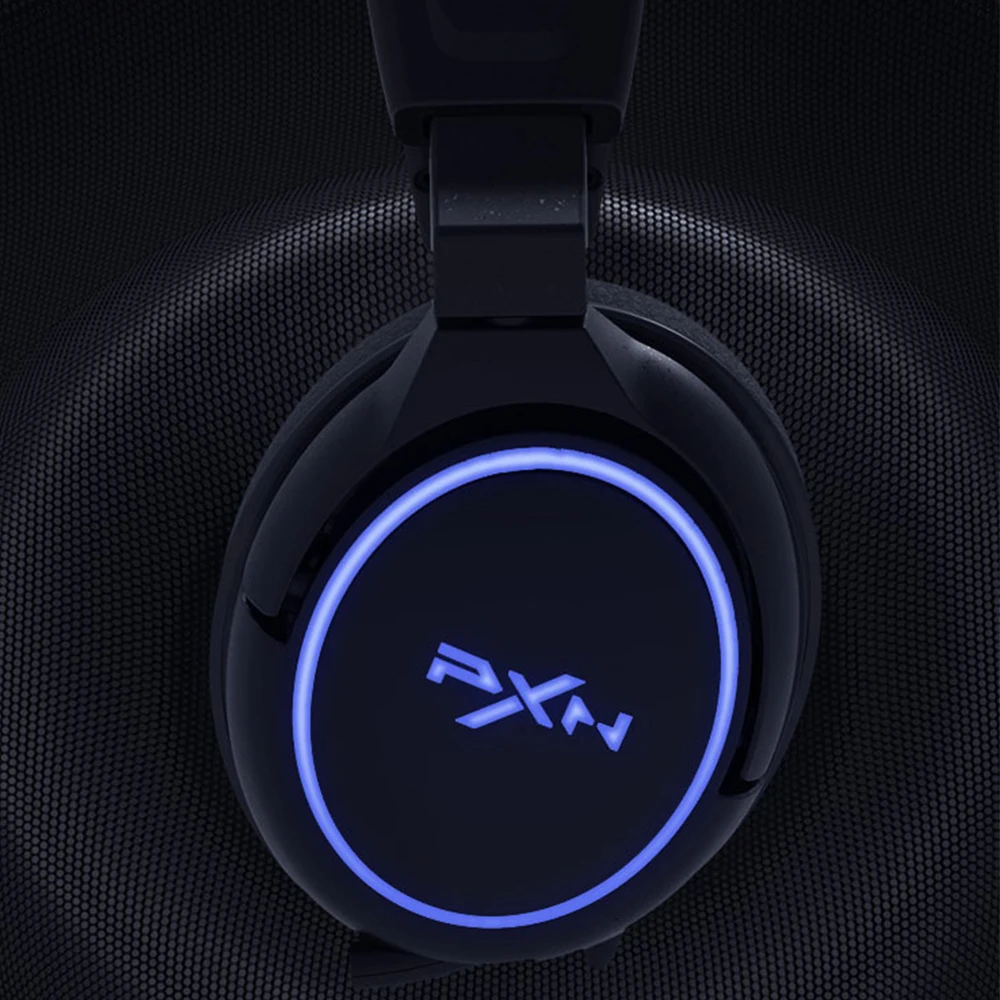 PXN-U306 Gaming Headset Headphones 7.1 Surround Sound Earphones Gamer Over Ear USB Wired Headset LED Light PC Gamer (6)