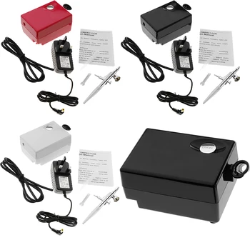 

0.4mm Gravity Feed Airbrush Single Action Makeup Air Compressor Kit