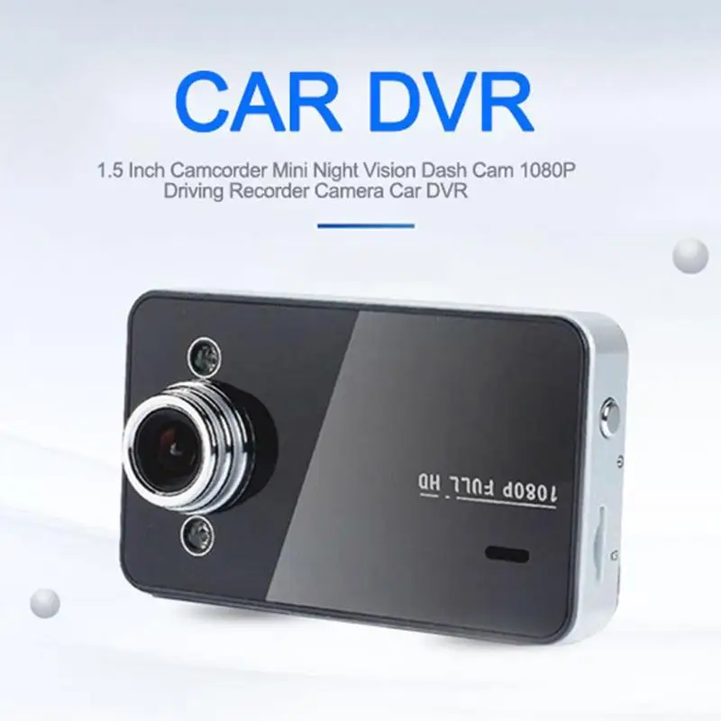 1080p портативный автомобильный DVR ЖК дисплей Экран цифрового видео Камера