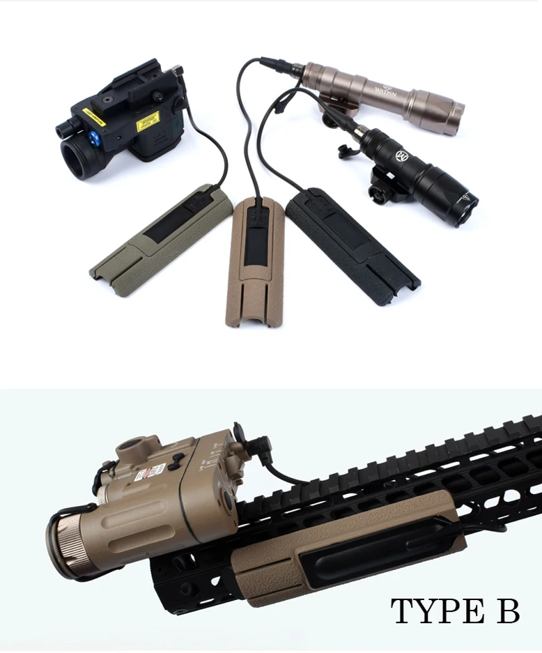 TD шрам карманная панель для LA-5C PEQ15 DBAL laser weaponlighttail Удаленная Защитная панель для M600C/m300A WMX200 insight фонарик
