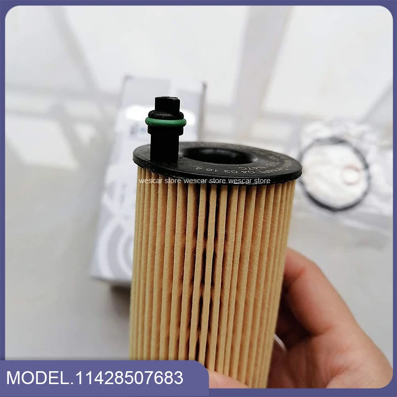 Oil Filter car filter power oil filter set For BMW E90 E91 E92 F20 N47 N57 serie 1 2 3 4 5 6 X1 E84 F10 F25 F30 328d X3 11428507683 11 42 8 507 683 1/2/5/10/pcs