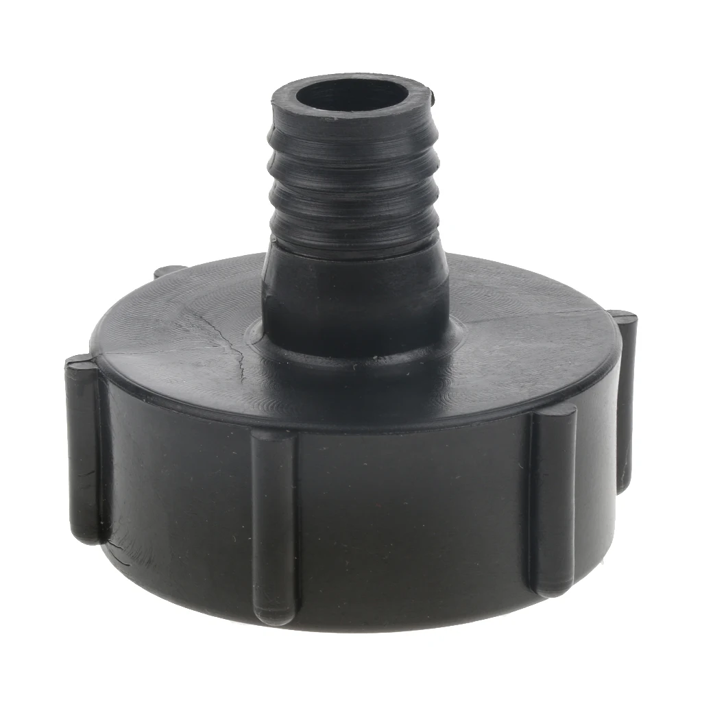 IBC Tote Tank Adapter Coarse Thread Water Tank Connector Fitting Black