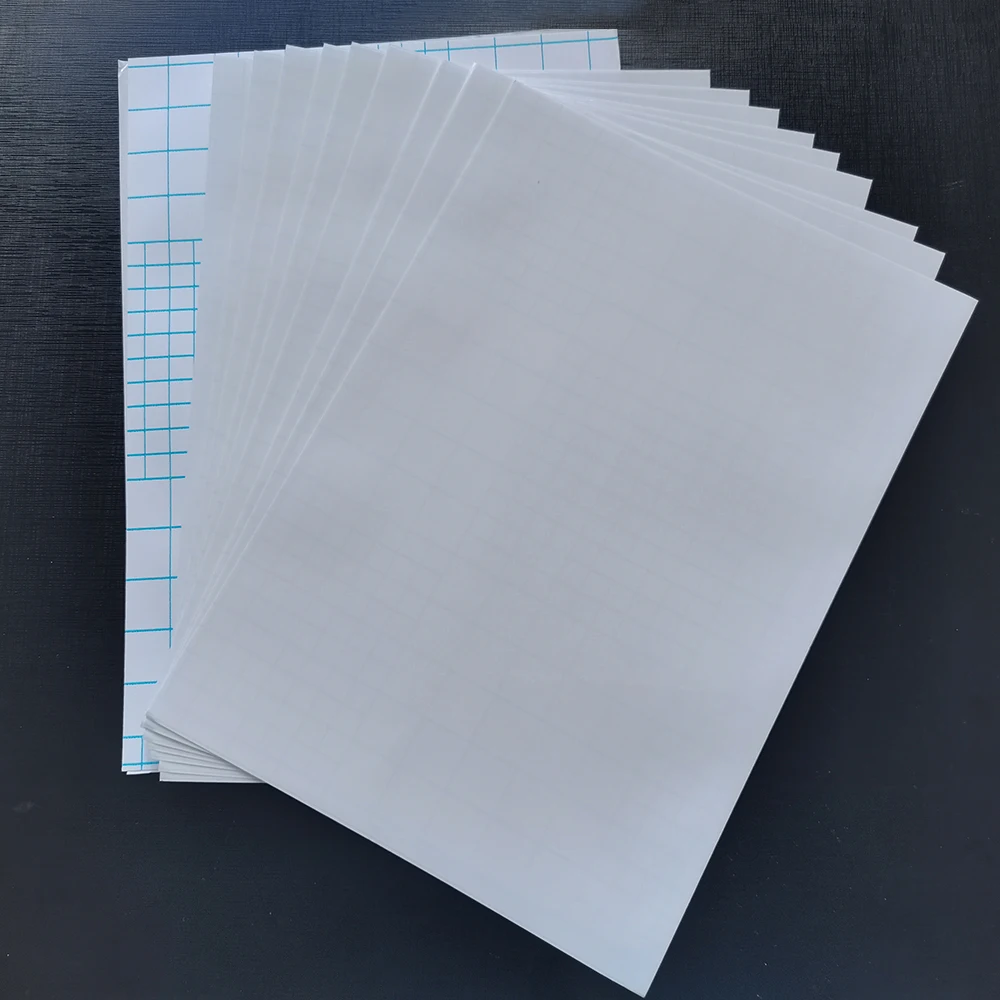 50pcs A4 Self Adhesive Glossy Cold Lamination Film without air bubble for Protecting Photos and Specimen Making lamination film