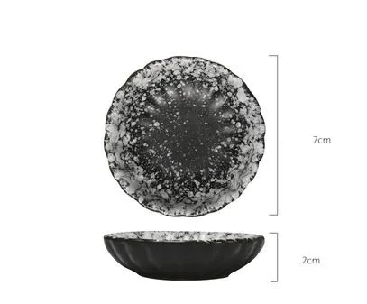 Japanese Style Small Seasoning Dish Ceramic Small Sauce Jar Chili Dish Restaurant Tableware - Цвет: D