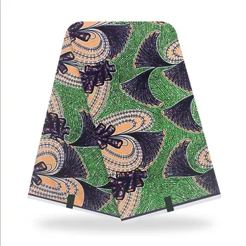 

100% cotton Ankara Fabric African Real Wax Print for Dress 2020 Ghana Wax Africain Clothing Loincloth African Ankara Fabric