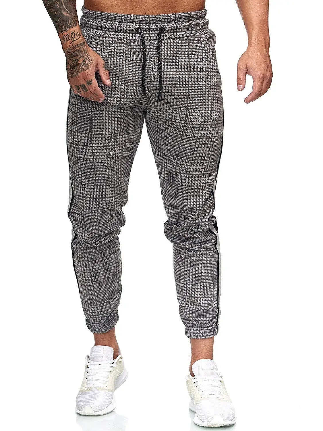 Casual Plaid Sweatpants for sports15