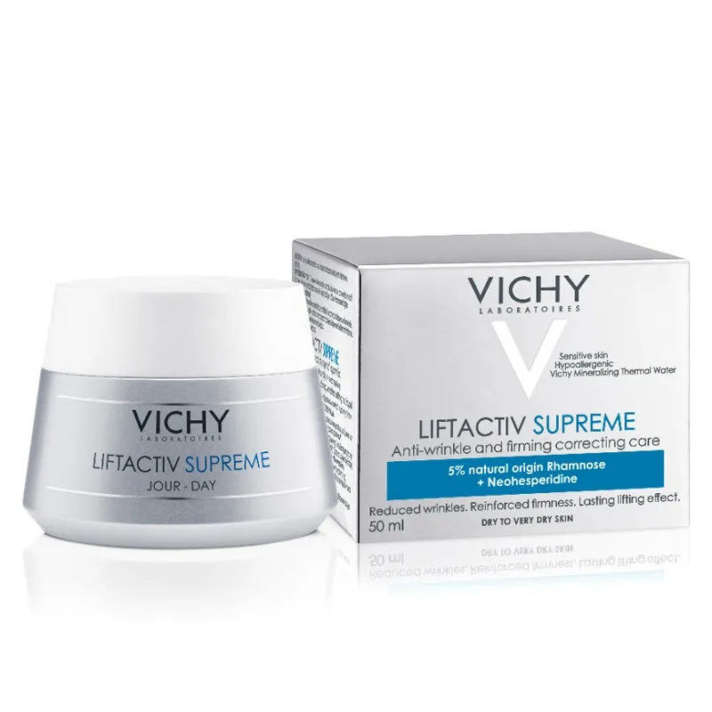 Vichy отбеливание кожи увлажняющий крем-Liftactive гиалуроновой кислотой содержат