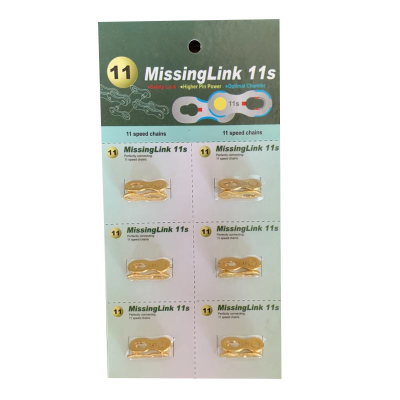 6 шт в комплекте MTB звено велосипедной цепи недостающих MissingLink 6 ...