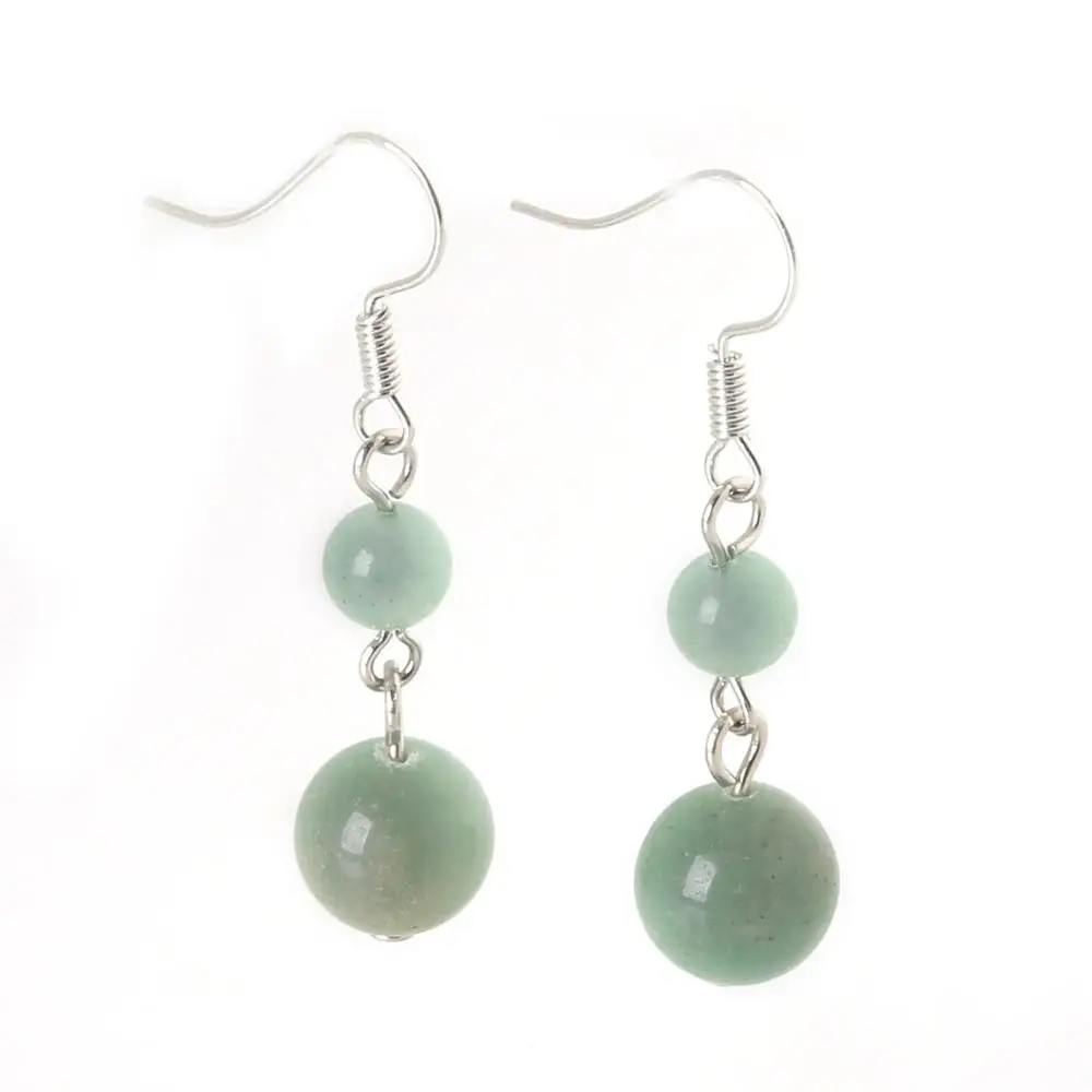 Dangle Earrings for Women Natural Beads Stone