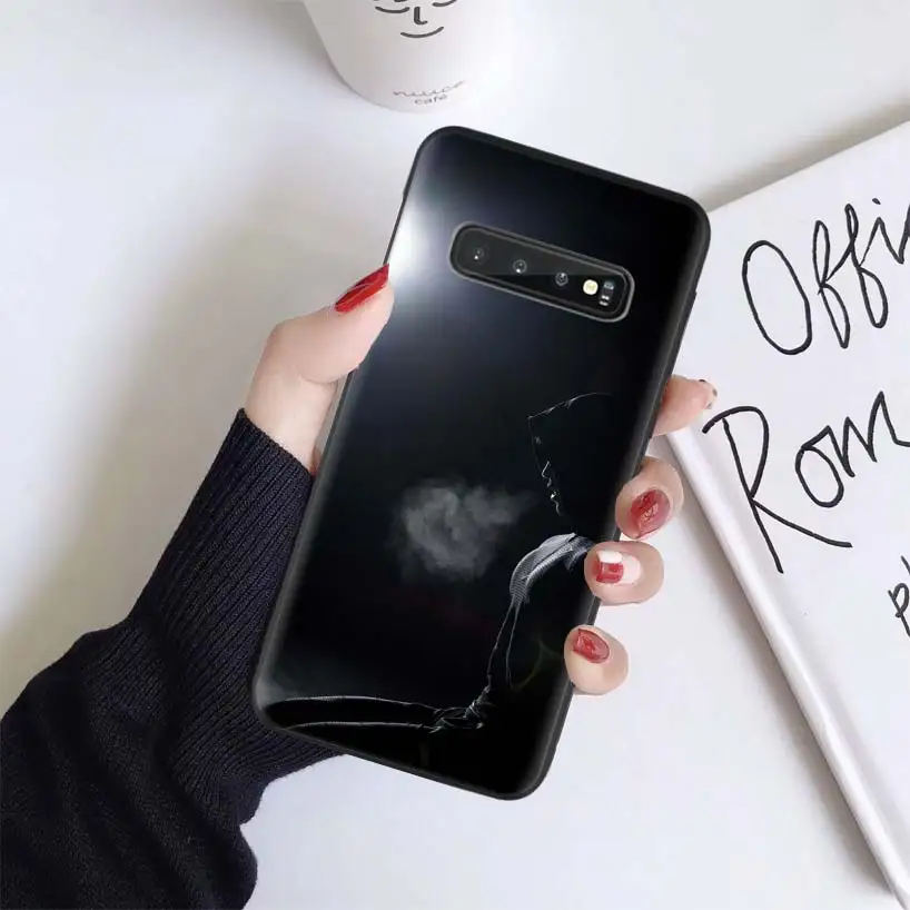 Бодибилдинг Тренажерный Зал Фитнес чехол для samsung Galaxy S10+ Plus Lite Note 10 9 8 S9 S8 J4 J6+ Plus S7 S6 черный чехол для телефона - Цвет: BS080-7