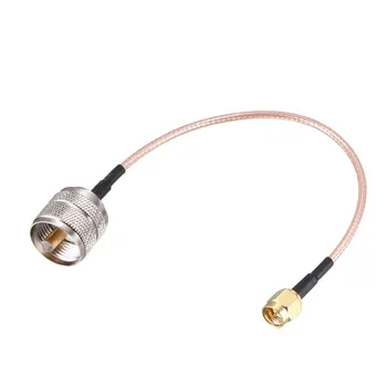 

uxcell 1pc SMA Male to UHF PL-259 Male RG316 RF Coaxial Coax Cable 0.15M/0.5Ft Antenna Cable Extension