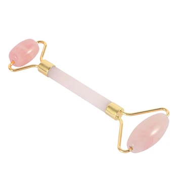 

New Rose Quartz Roller Slimming Face Massager Jade Roller Facial Skin handle acrylic resin Women Beauty Health Facial Fitness