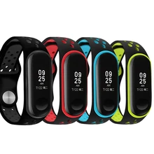 Сменный Браслет для mi band 4 Силиконовый ремешок для mi Band 3 4 ремешок на запястье для Xiaomi mi Band 4 спортивный ремешок на запястье M4 аксессуар