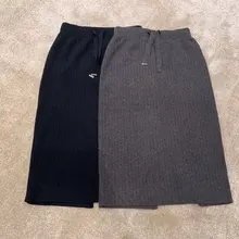 Новая женская модная сексуальная однотонная Шерстяная Юбка со шнуровкой 1219