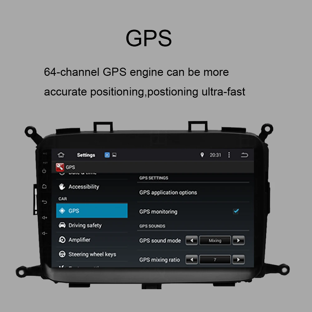 Clearance 9 Inch Full touch Screen Android 9.0 Octa Core Car GPS Navigation For KIA CARENS 2013-2019 Multimedia Player Head Unit Radio BT 6