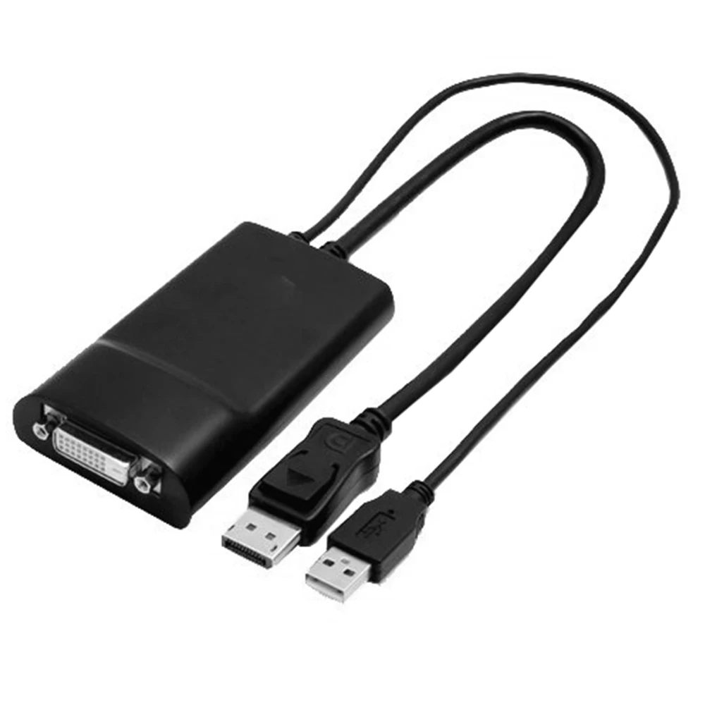 Displayport to DVI dual link cable with USB power supply Active DP to