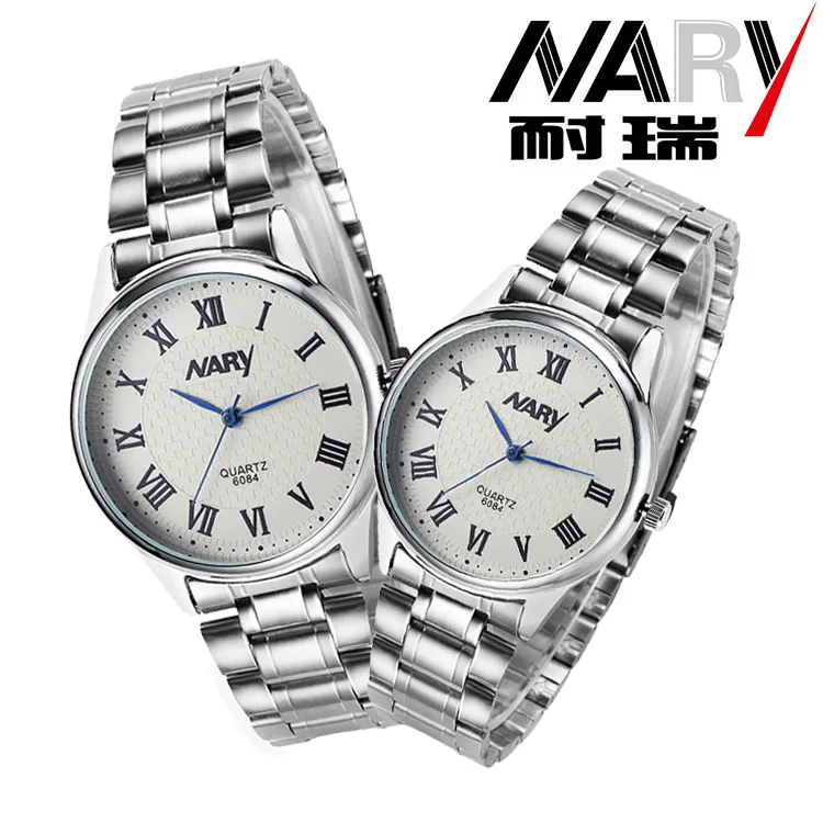 

Nary/NARY Retro Simple Couple Watch Men And Women Waterproof Gift Unisex Quartz Watch 6084