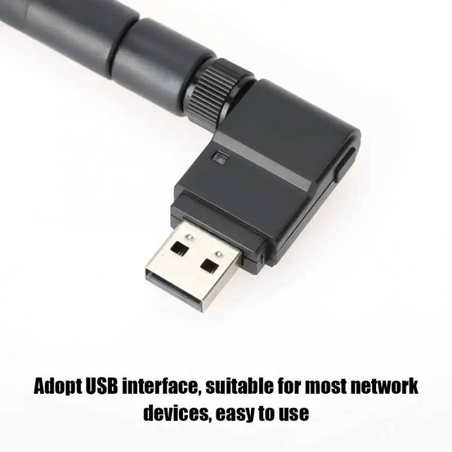 Сетевая карта с интерфейсом USB 150M USB Wi-Fi беспроводной сетевой LAN Карта для настольного ноутбука с высоким коэффициентом усиления антенна