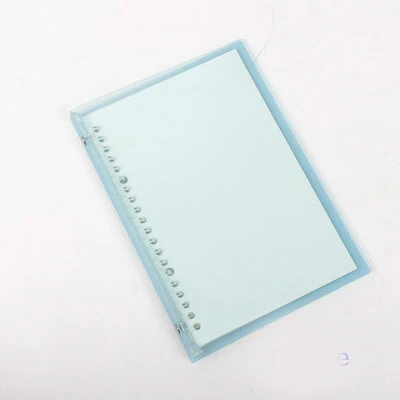 A5b5 мягкий съемный блокнот, мягкий спиральный блокнот, полипропиленовый материал, Обложка, блокнот с сеткой для рисования, граффити - Цвет: Синий