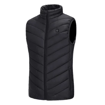 

Outdoor Men Electric Heated Vest USB Heating Vest Winter Thermal Cloth Feather Camping Hiking Warm Hunting Jacket