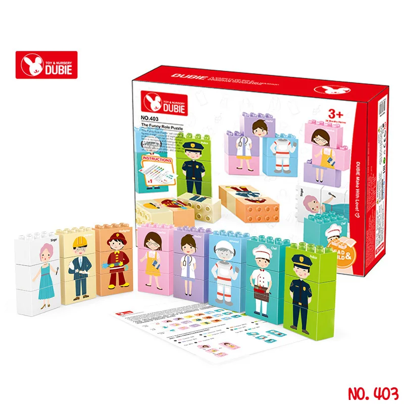 

Wange 403 Large Particles Funny Character Jigsaw Puzzle Fun Animal Jigsaw Puzzle Children'S Educational Assembled Building Block