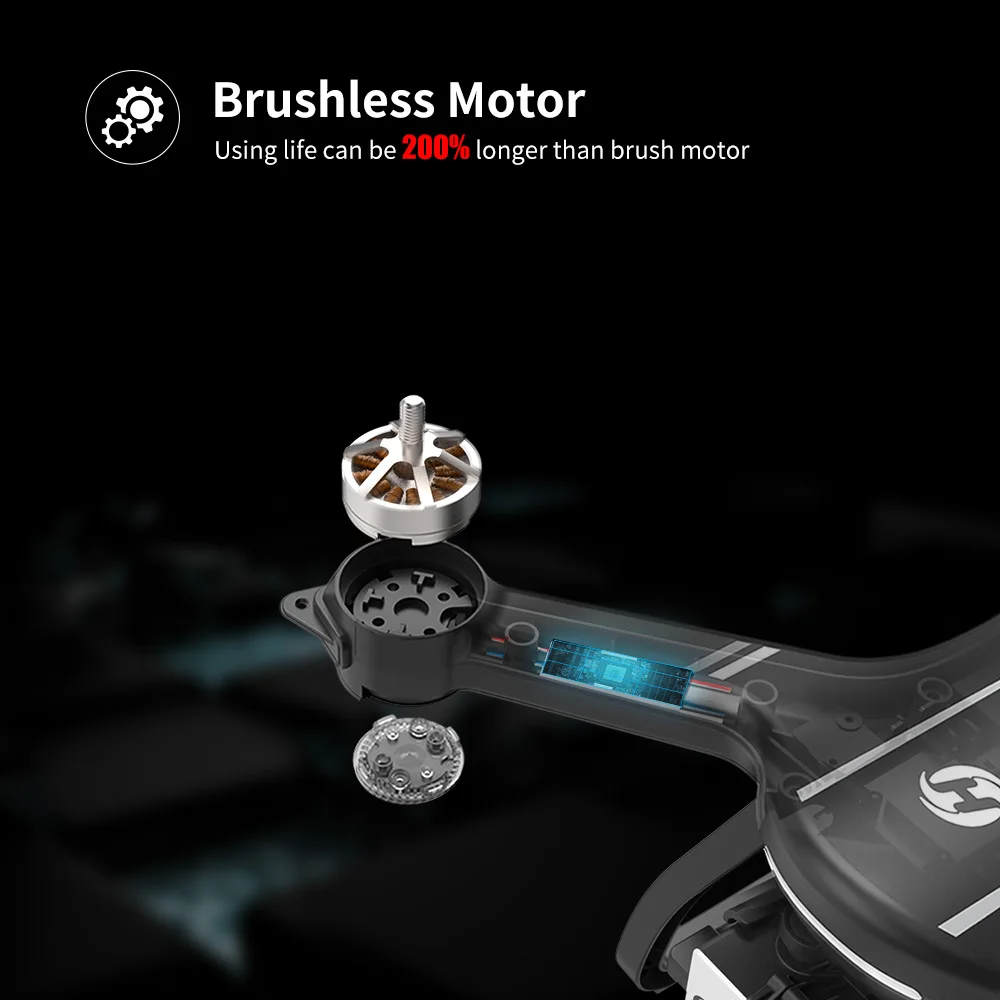 Holy Stone HS700 бесщеточный Дрон gps 5G с камерой 1080P Full HD FPV 1000m Диапазон 2800mAh мотор RC вертолет Квадрокоптер gps