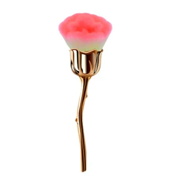 

Single Makeup Brush Silky Rose Flower Shaped Makeup Brushes Premium Synthetic Foundation Powder Concealers Brush @ME88