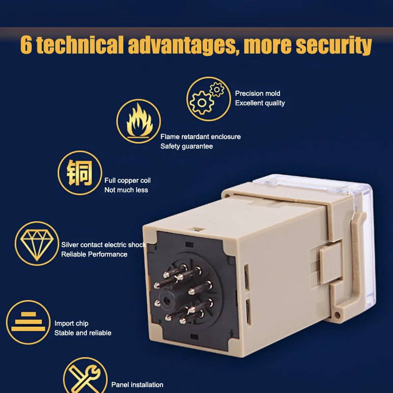 Цифровой светодиодный таймер с таймером 220V 110V 24V DU55
