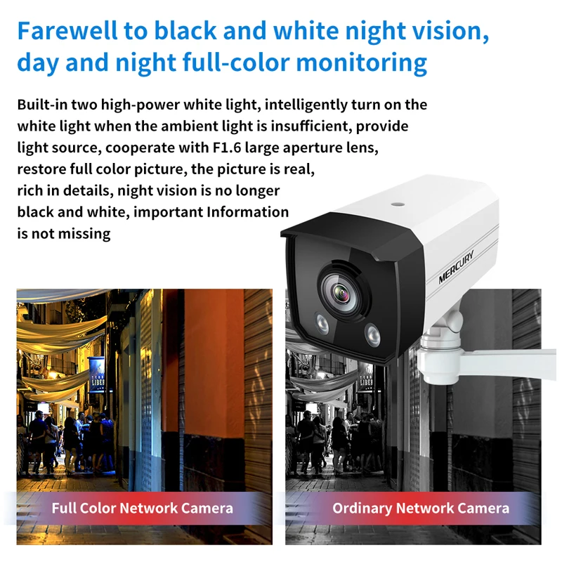 GLVISION 4CH H.265 2MP полный Цвет видеонаблюдения Системы poe swich на открытом воздухе P2P