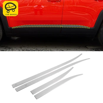 

CarManGo For Jeep Renegade 2015-2019 Stainless Steel Car Door Gate Side Sill Decoration Chrome Cover Trim Exterior Accessories