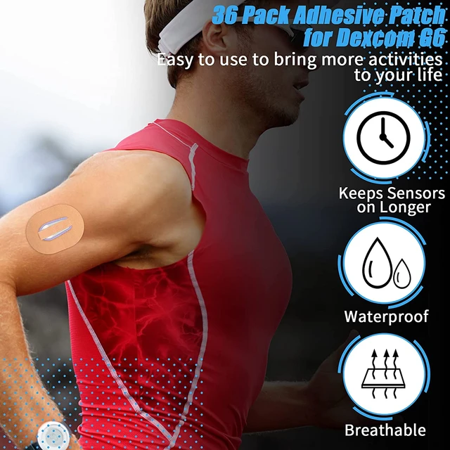 Adhesive Patches 10PCS Waterproof Pre-cut Adhesive Patch Continuous Glucose  Monitor Protection Long-lasting Sensor Cover Black - AliExpress