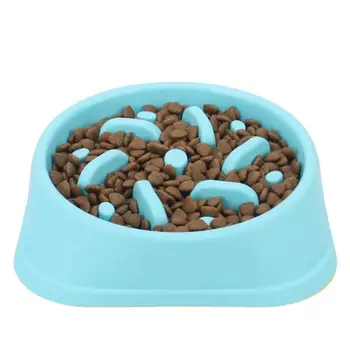

Pet Bowl Slow Feeding Puzzle Feeder Anti-Choking Slow Food Bowl Non-Slip Padded Dog Bowl Non-Toxic And Tasteless