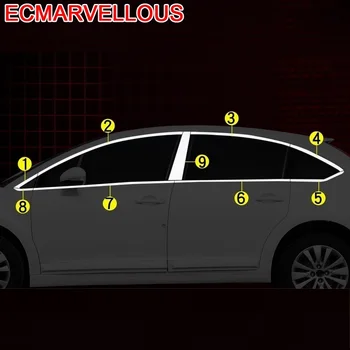 

Window Automobile Modified Chromium Car Styling Decoration Sticker Strip Covers 08 09 10 11 12 13 14 15 16 FOR Citroen C-Quatre