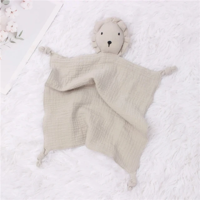 Soft Cotton Mini Comforter Blanket for Newborn Baby Sleeping Dolls Kids Fashion Sleep Toy Soothe Appease Towel Bib 4