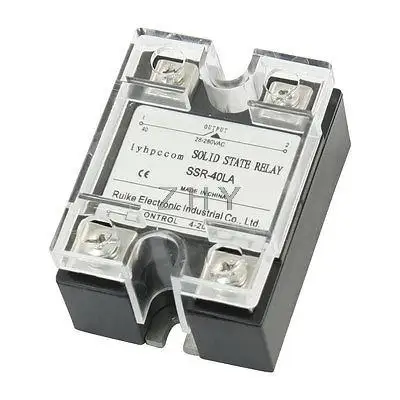 4-20mA Input AC 28-280V 40A Output 1 Phase Clear Cover Solid State Relay 4-20mA Input AC 28-280V 40A Output 1 Phase Clear Cover Solid State Relay