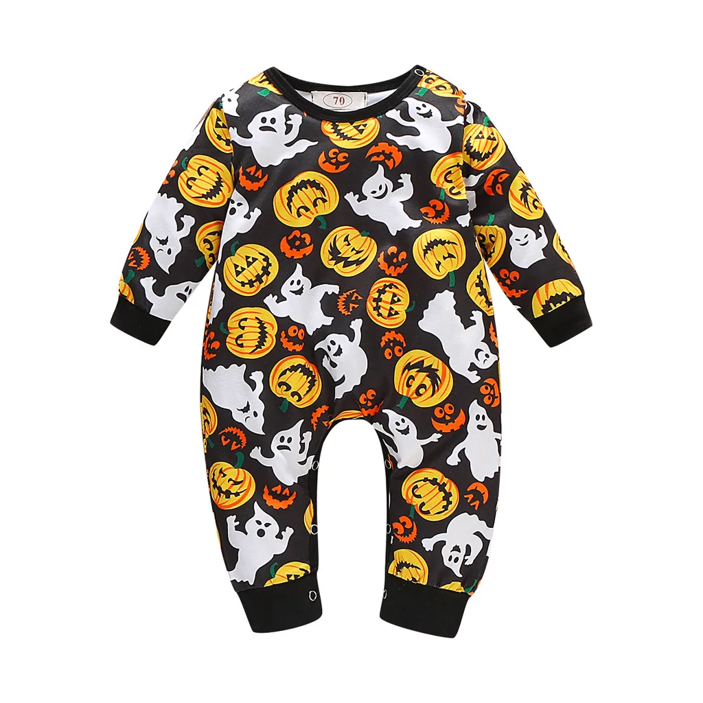 Baby Clothes Romper Newborn Infant Baby Boy Girl Halloween Pumpkin Costume Romper Jumpsuit Outfits Baby Clothes Girl Jumpsuit