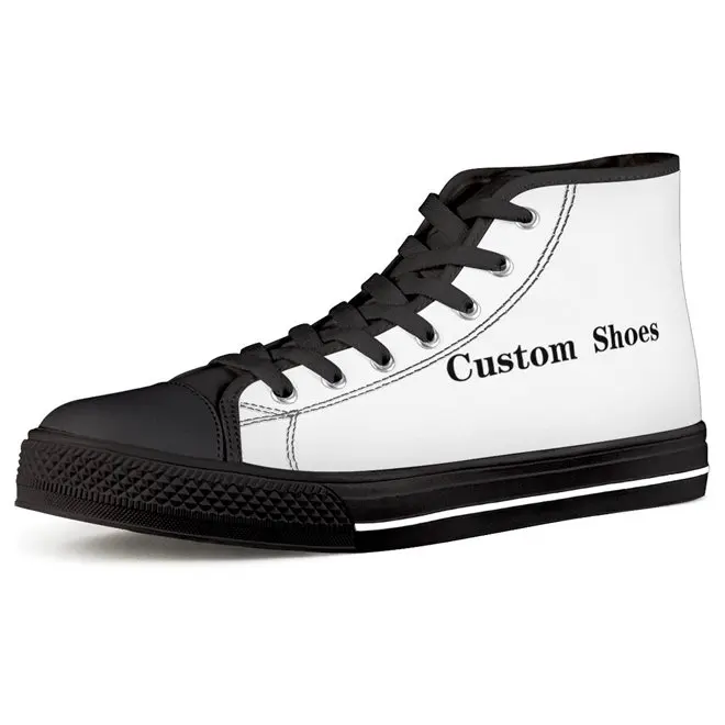 Custom High-top FORUDESIGNS/черная художественная женская обувь для девочек в африканском стиле; модная парусиновая обувь с высоким берцем; женские кроссовки для девочек-подростков; Женская Вулканизированная обувь - Цвет: Custom High-top