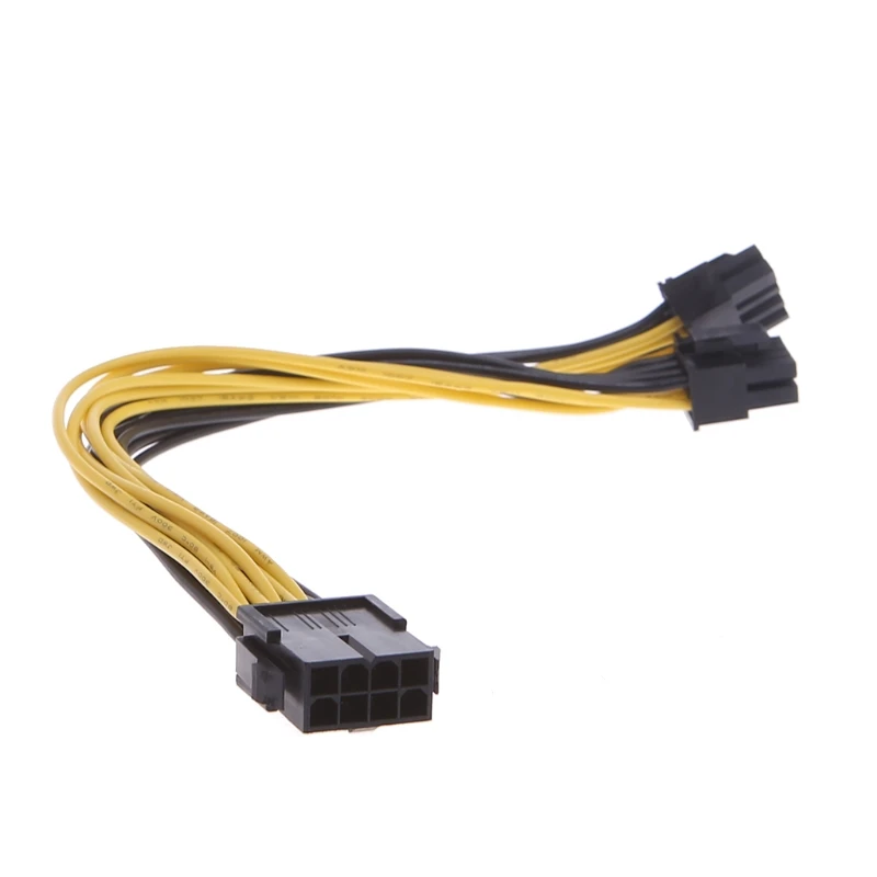 25cm 8 Pin to 8 Pin ATX EPS Male to Female Power Extension PSU Mainboard Power 1