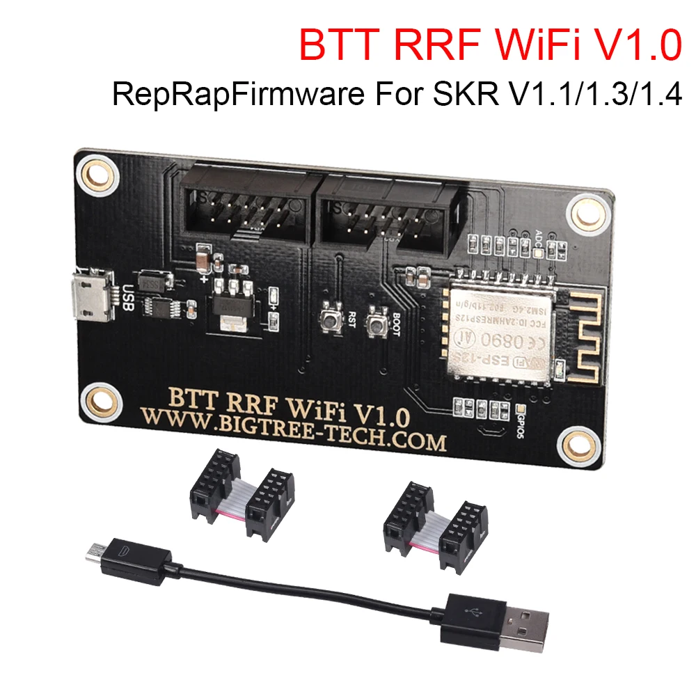 

BIGTREETECH BTT RRF Wi-Fi V1.0 Модульная плата расширения Duet RepRap прошивка для SKR V1.4 Turbo SKR V1.3 модуль запчастей для 3D-принтера