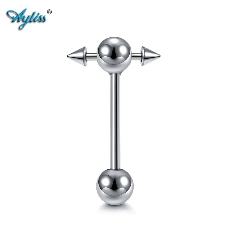 Ayliss модные ювелирные изделия для тела 2 шт. 14 г (1 6 мм)|stainless steel barbell|lip studtongue piercing |