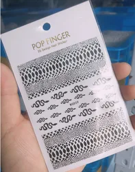 1pcs Colorful Snake Nail Sticker Gold Snake Skin Sticker For Nail  Nail Art Designs Foil 3D Adhesive Wraps Tattoo Manicure Acce