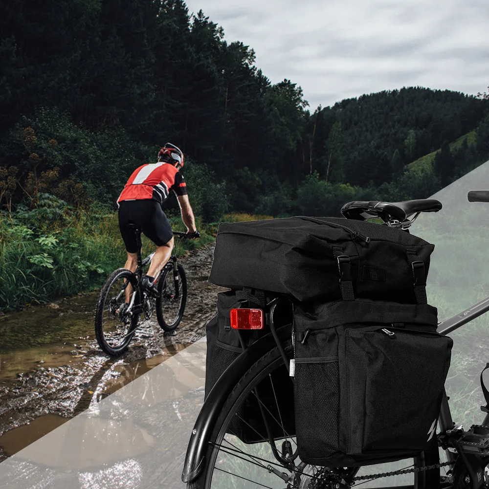 3-в-1 велосипедная сумка мульти-функциональный велосипед панье MTB дорожный велосипед заднее сиденье сумка Велоспорт велосипед Грузовой 37L сумка для велосипеда