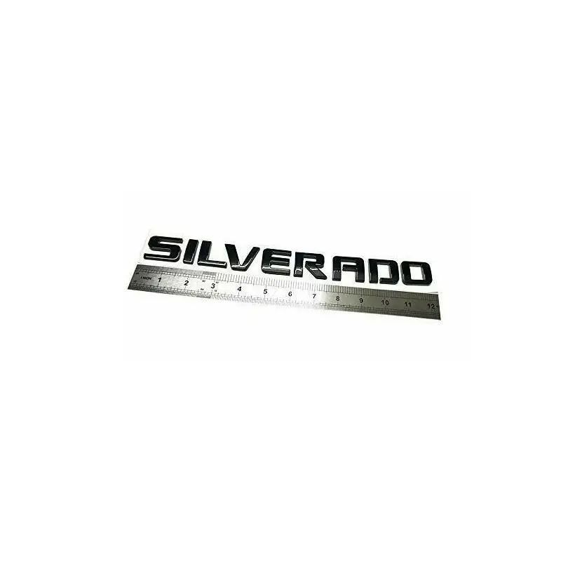 ABS пластиковая наклейка 3d SILVE-RADO эмблема значок - Название цвета: Chrome