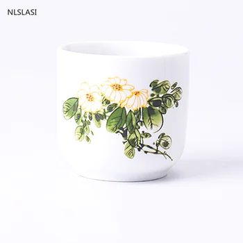 

4pcs/set Handmade Ceramic teacup Water Cup Coffee mugs Boutique tea bowl Chinese porcelain Tea set Drinkware Master Teacup 100ml