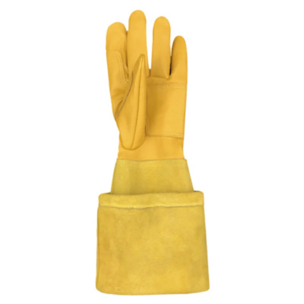 1 pair Long Gardening Gloves Rose Pruning Gloves Thorn Proof Garden Gloves with Long Forearm Protection Gauntlets M/L/XL TB Sale 3