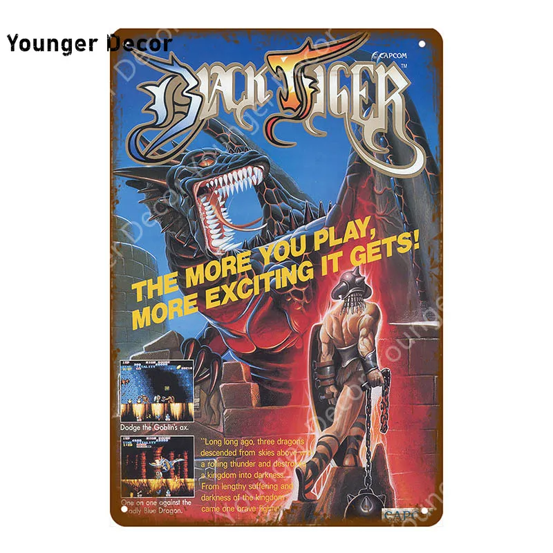 Кино, комикс, видео игра, Yoys Poster Play Gaming, металлические знаки, геймерская наклейка на стену для паба, бара, клуба, домашний декор, мультяшная доска, YI-162