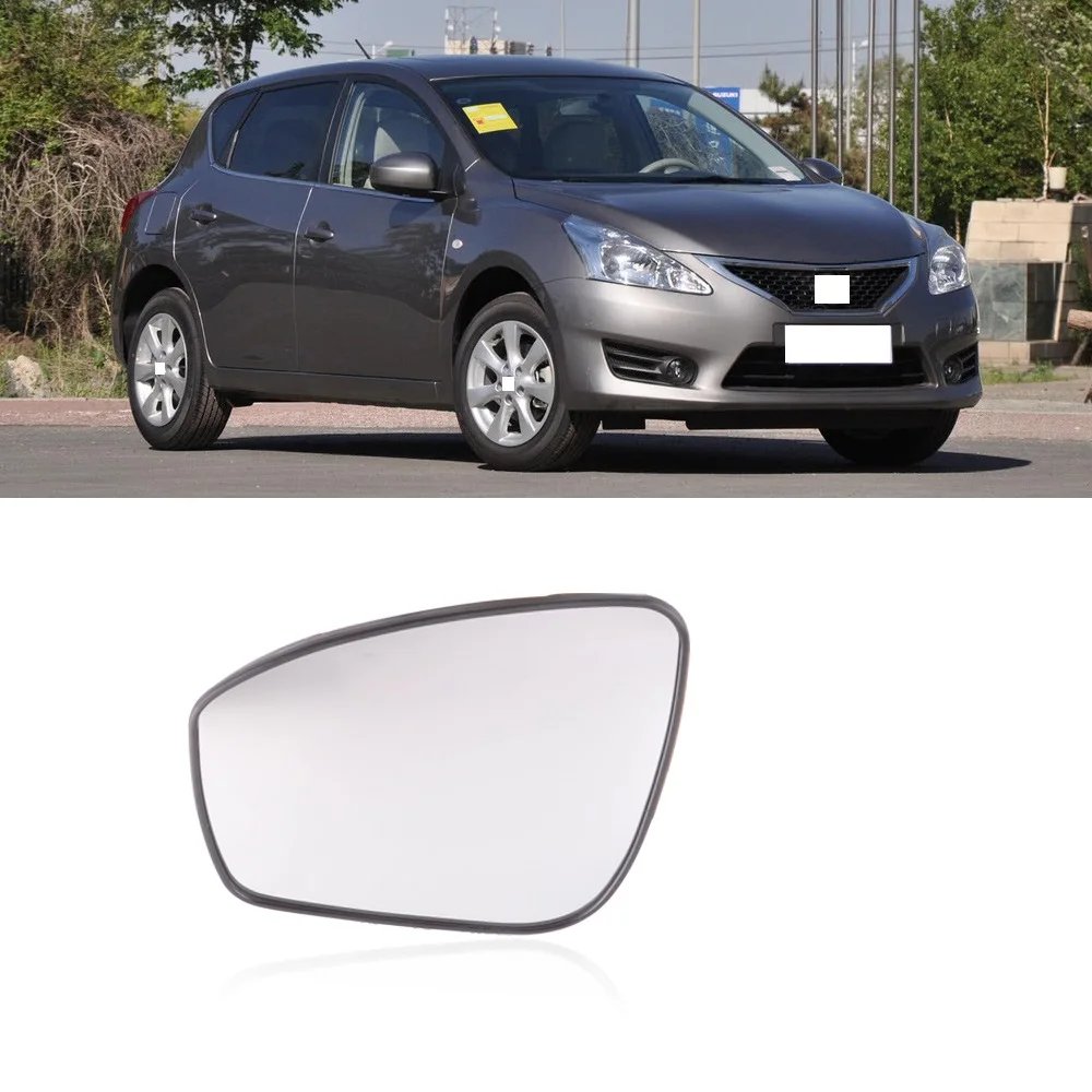 CAPQX для Nissan Tiida 2011 2012 2013 снаружи Зеркало заднего вида Дверь Зеркало Стекло боковое зеркало заднего вида Зеркало рассеивателем