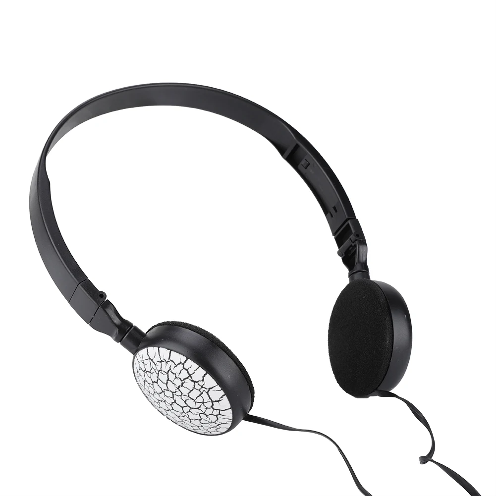 Puseky Новые портативные проводные наушники 3D стерео Складная гарнитура аудио Mp3 регулируемые наушники для музыки