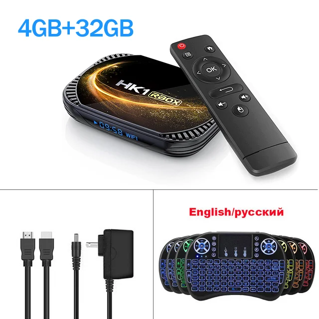  Android Tv Box 11.0 H96 Max X4 Amlogic S905X4 64-bit Quad Core  4GB Ram 32GB ROM USB 3.0 Bt 4.1 Ultra 8K HDR 2.4G 5.8G Dual Band WiFi 100M  Ethernet : Electronics