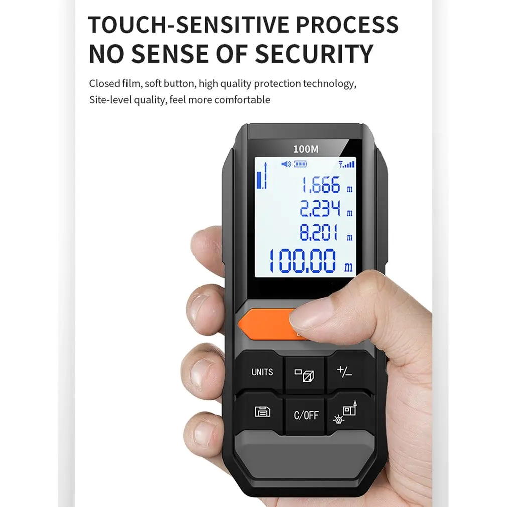 MK201 Laser Range Finder Metal Detector Auto Level Distance Meter Electronic Analysis Measuring Ins